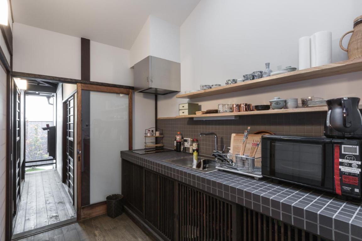京町家一棟貸しkyoto Machiya Stay En Exterior foto